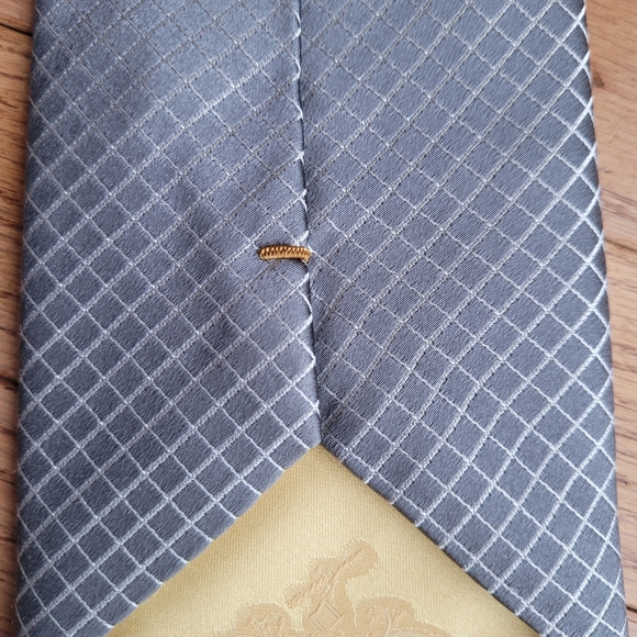 Donald Trump Tie Gold Signature Collection Silk Necktie Tie Silver Diamond 58" - Picture 8 of 14